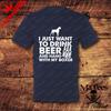Boxers Boxer Dog Beer Drinking Shirt Drinking Dog Lover Gift TShirt Women Clothes Harajuku Oversized T Shirt Shirts for Women