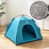 Pet Cage Breathable Pet Tent House Comfortable with Double-sided Mat Feral Cat Shelter Portable Folding Cat House Travel