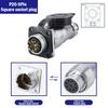 P20 Aviation Connector Plug Socket 20mm 2/3/4/5/6/7/8/9/10/12Pins WS20 Male Female Connectors