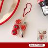 Cute Cartoon Simulated Food Pendant Keychain Creative Funny Chocolate Egg Bread Backpack Pendant Accessories Gifts