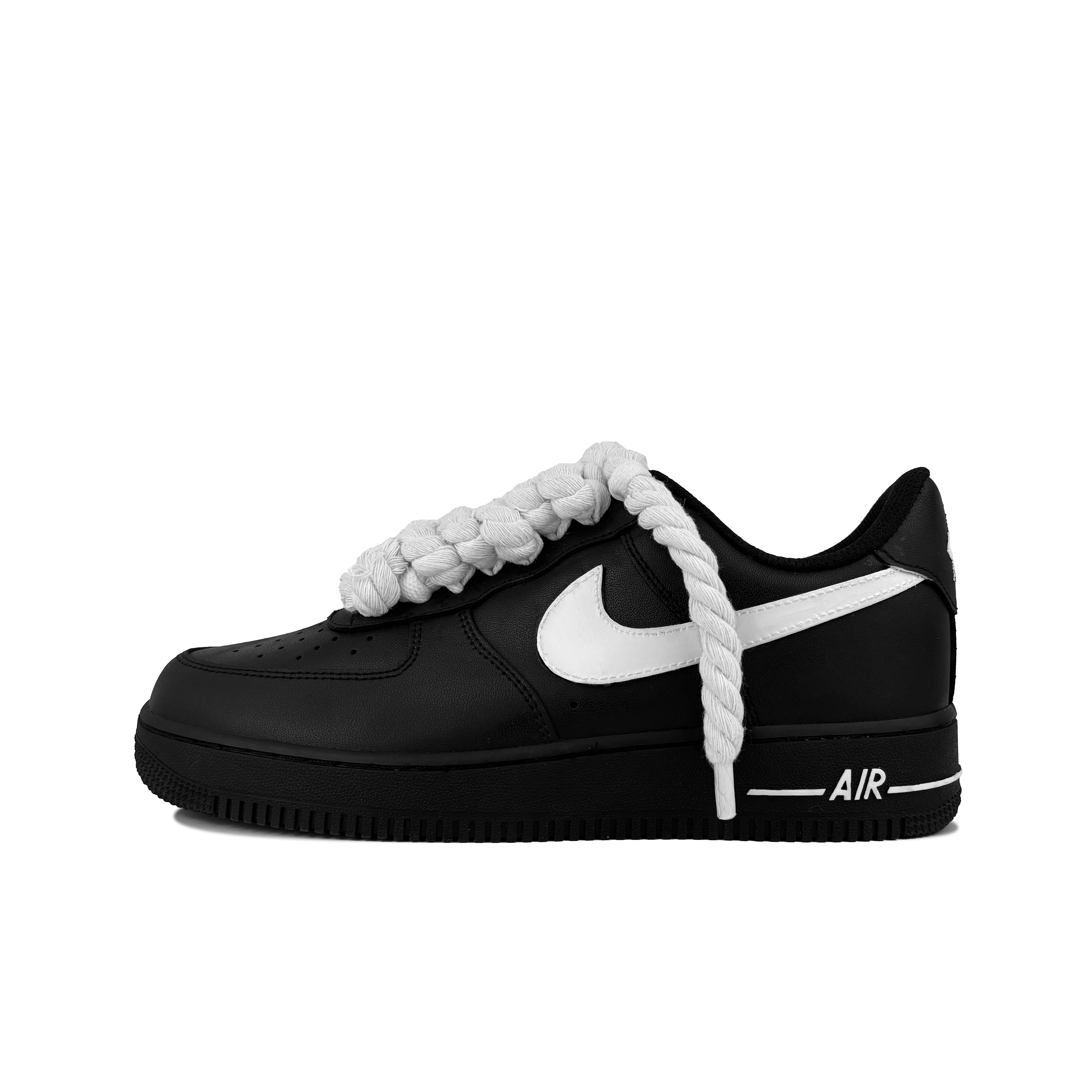 

Nike Air Force 1 Slip Resistant Abrasion Resistant Low top Skateboard Shoes Unisex Black White CW2288-001(Team619-) 41