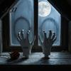 Script Killing Game Supplies 1 Pair Halloween Skeleton Hands, Realistic Plastic Zombie Life Spooky Lawn Cemetery Decors Size Severed Fake Hands