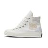 Chuck 70 High Denim Patchwork Kadın Spor Ayakkabı Beyaz Vintage-Beyaz Stellar-Indigo A06822C