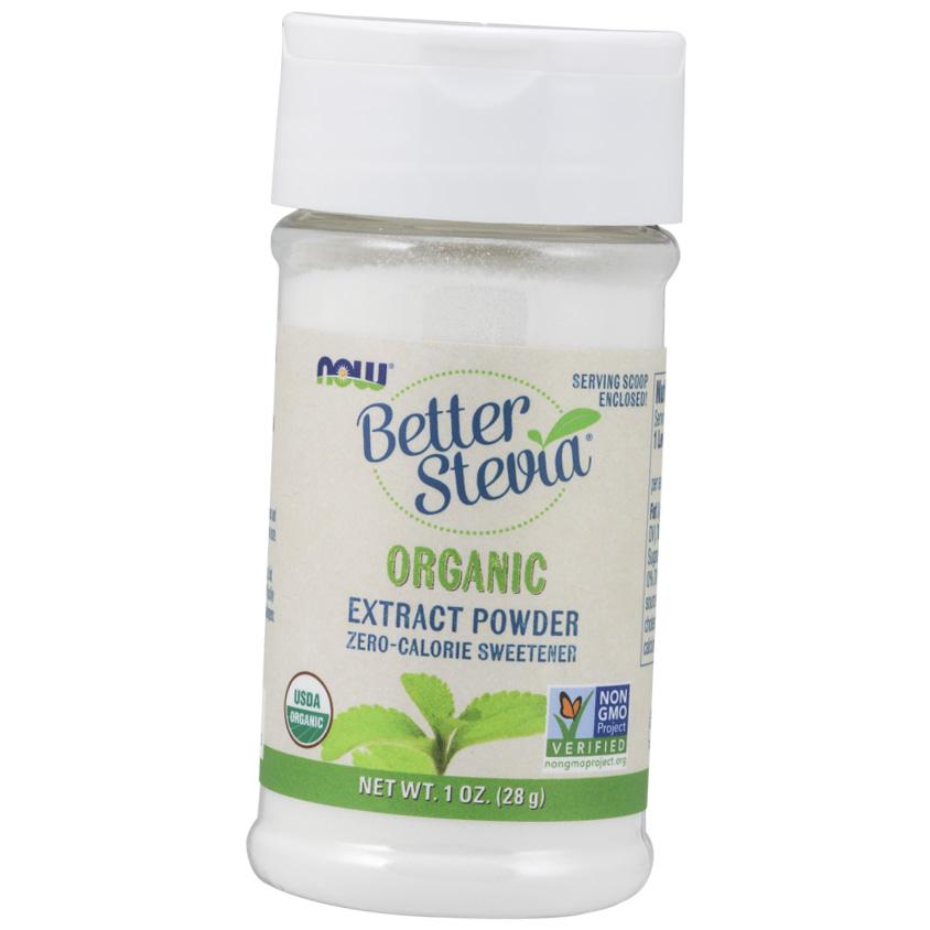 

Стевія Екстракт, Better Stevia Extract Powder, Now Foods (05128005) 28g