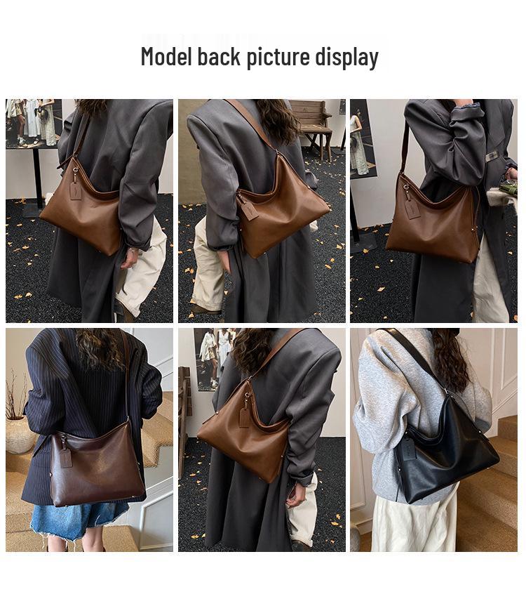 2025 Autumn/Winter Women's Versatile Large-Capacity Shoulder Bag - Niche Commuter Style