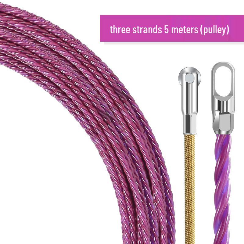 New Electrician Wire Puller & Threader Tool - Steel Cable Leader for Network & Conduit Installation.