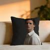Eddie Redmayne Cushion Cover Cozy Velvet Throw PillowSoft Warm Cushion For Sofa  Bed