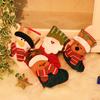 Large Christmas Sock Gift Bag Small Candy Bag Cartoon Gift Bag Christmas Decoration