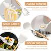 12 Pcs Silicone Kitchen Utensils Set Non Stick Silicone Cooking Utensil Set Heat Resistant Cookware with Wooden Handle JT558