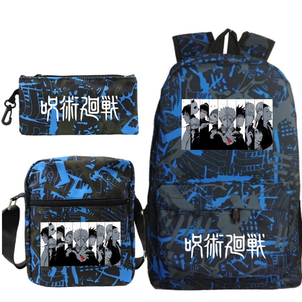New Animation Peripheral Printing Children's Fashion Backpack Japanese Trend Popular Primary and Secondary School Student Schoolbag Set