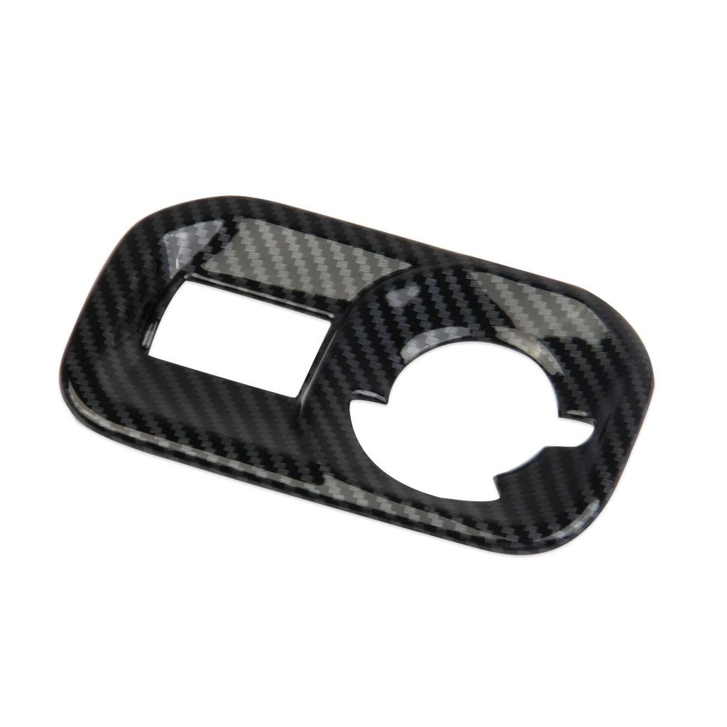 Korlot Carbon Fiber Headlight Switch Button Panel Cover Trim for Dodge RAM 1500 2500 3500 2019-2026