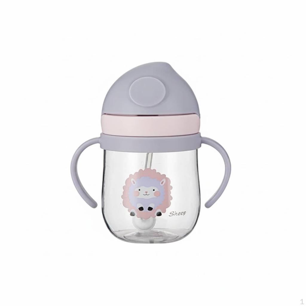 Versatile Drinking Tip Straw 360Degree cup° Infant Learning Cup with Handles