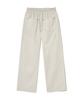 DIAMOND LAYLA Linen Cotton Waist Band Wide Pants P17