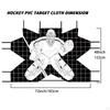 Folding Hockey Goal with Target for Goalie, Easy Setup Training Tool Adults