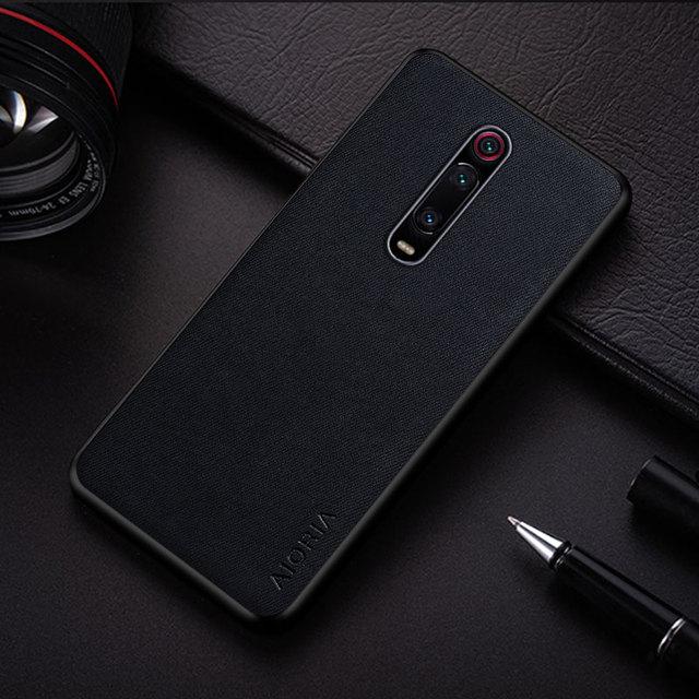 

Чехол для Xiaomi mi 9T mi9T mi 10T mi10T Pro, чехол простой дизайн, текстильный кожаный чехол для телефона для xiaomi mi 10t 9t pro, чехол mi 10T(mi 10T Pro) чёрный