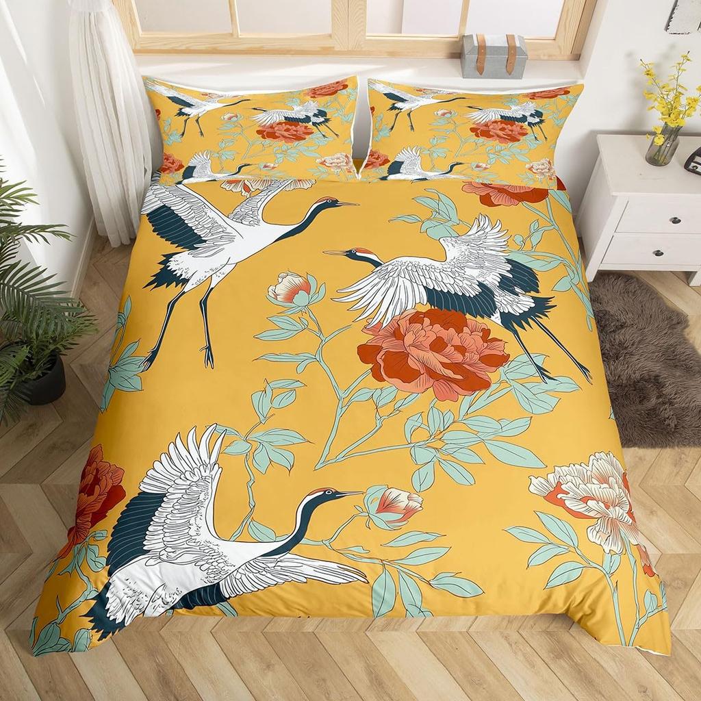 Erosebridal Racing Bedding Set Dirt Bike Duvet Cover Twin Size Race Car Competition Extreme Sports Comforter Cover for Kid Boy Men Red Autom