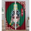 Chinese Animated Maid TraditionalOpera Blackout Window Panel Curtain Living Room Room Bedroom Bathroom Kicthen Door Cupboard Decor Hooks