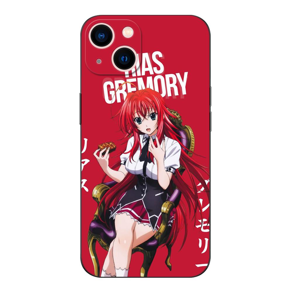 Black tpu Case For Samsung Galaxy A50 50S A30S A10 A01 A11 A21S A31 A41 A51 A71 Cover Spduak High School Rias Gremory