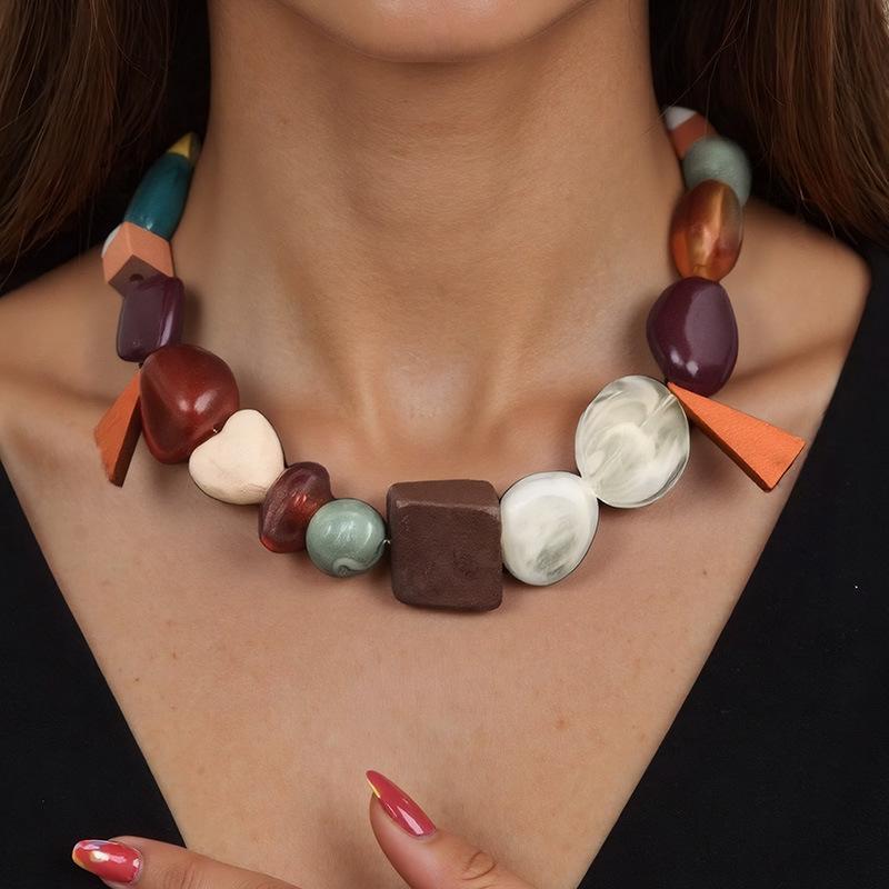 

Модное ожерелье для женских украшений разноцветный