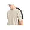 Emporio Armani Ea7 T-shirt da uomo a maniche corte con scollo rotondo e lavorazione a maglia liscia Top Marrone Chiaro 7M000138-AF10375-U1079