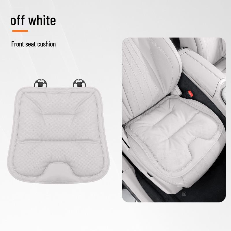 Mercedes-Benz & BMW Universell Nappaläder Bilbarnstolskudde – Perforerad, Bekväm, Halkfri, Förtjockad för Alla Årstider.