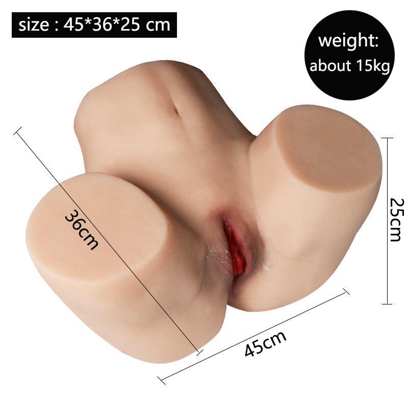 Male Masturbator Silicone Big Ass Sexy Body Pussy Anal Stroker Product for Adult Men Toys Lover Silicone Doll Health Care Products