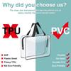 4/6 Stück PVC Make-up Aufbewahrungstaschen Tragbar Große Kapazität Wasserdicht Transparente Organizer-Tasche mit Reißverschluss für Reise Waschen Haushalt