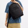 Coach Ethan 32 Silberfarbene Beschläge Beschichtetes Canvas Rucksack Großer Herrenrucksack Anthrazit Schwarz CY832-QBMI5