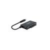 Adaptateur USB 3.0 - TooQ - TQHDA-01A - SATA 2,5" et 3,5" - Alimentation incluse - Noir