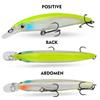 Lure Bait Minnow 9cm 11cm Luminous Bionic Decoy Plastic Hard Bait Fish Bait Long-range Floating Minnow
