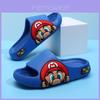 Pantufas Mario Infantil Design Desenho Animado Legal Meninos Verão Interior Antiderrapante Sola Macia