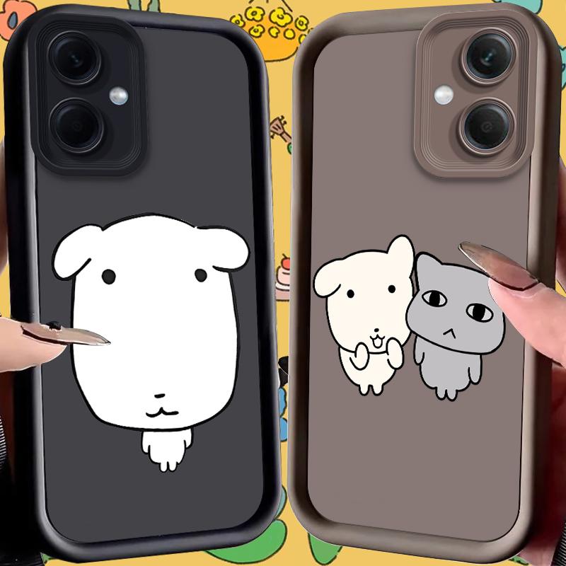 Best Friends Dog Cat Plain Case for Xiaomi Redmi Note 15 14 14S 13 5G 12S 11 10 Pro Plus 15C 14C 13C 12C 12 4G A1 A2 Cover Funda