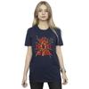 DC Comics Womens/Ladies The Flash Past Present Future Cotton Boyfriend T-Shirt