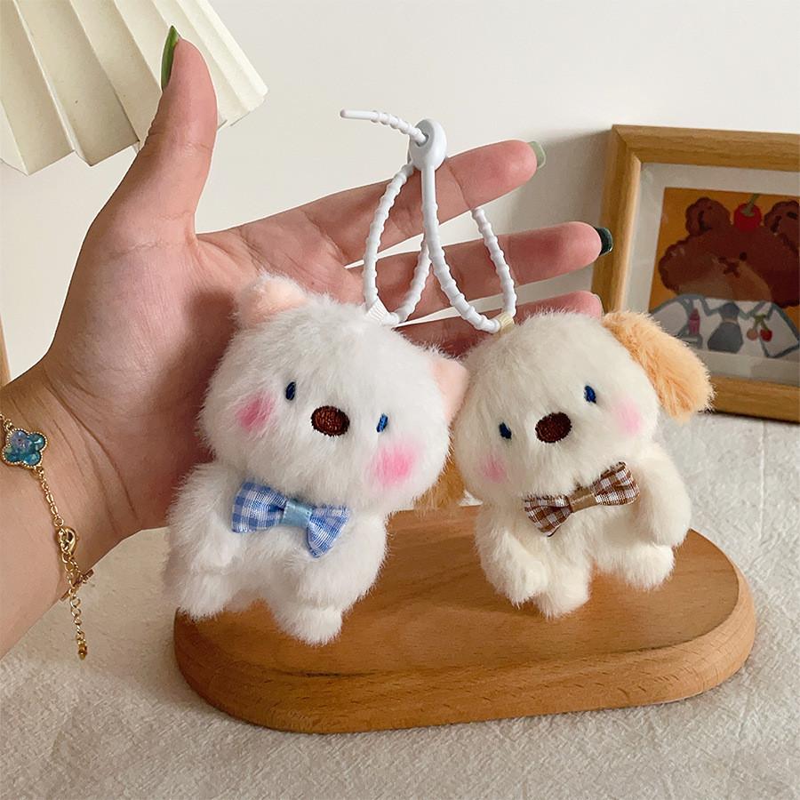Dog Pendant Plush With Bowtie Decoration For Kids School Activities Gifts And