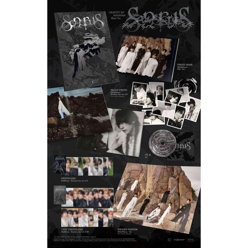 [Pre-order] CRAVITY sonorous Muse Ver. Korean Album
