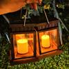 Solar Palace Lantern Outdoor Solar Lights Lawn Landscape Hanging Atmosphere Candle Lamp Floor Yard Garden Decor