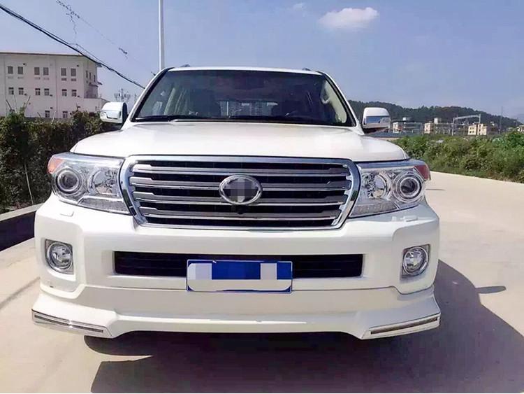 Compatible Body Kits for 12-15 Toyota Land Cruiser: Front & Rear with Lights and Front Bumper Modification Fan.