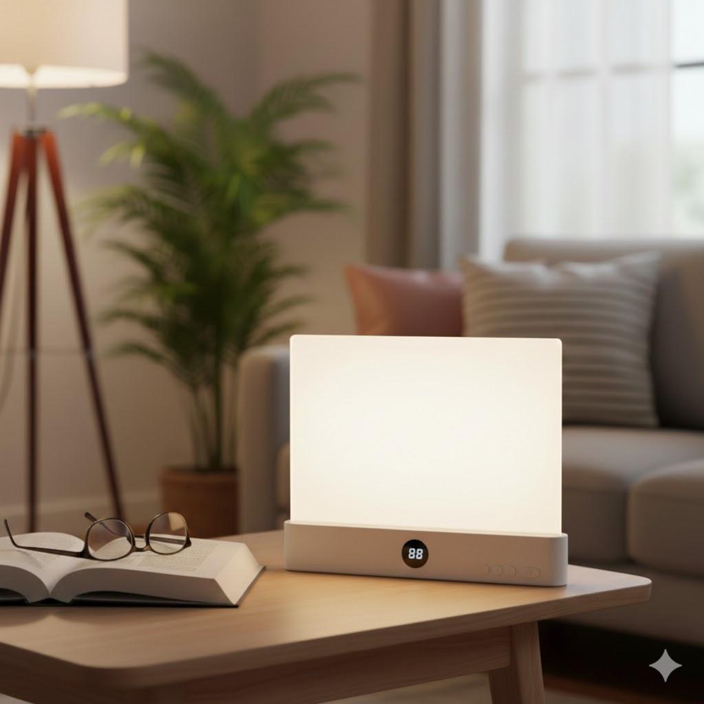 LED Flat Reading Light Rechargeable Reading Light Dormitory Bedroom Portable Student Night Light