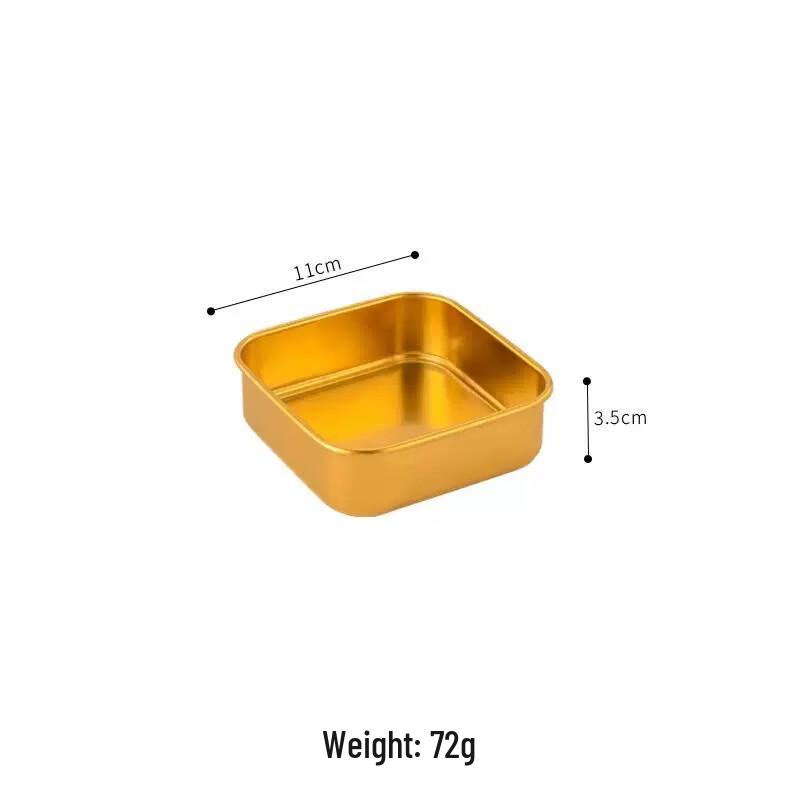 Dajujiang Korean Stainless Steel Prep Serving Plate