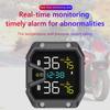 Motorcycle TPMS Tire Pressure Monitoring System Motorcycle Tire Pressure Monitoring Alarm System for Two Wheeled Motorcycle