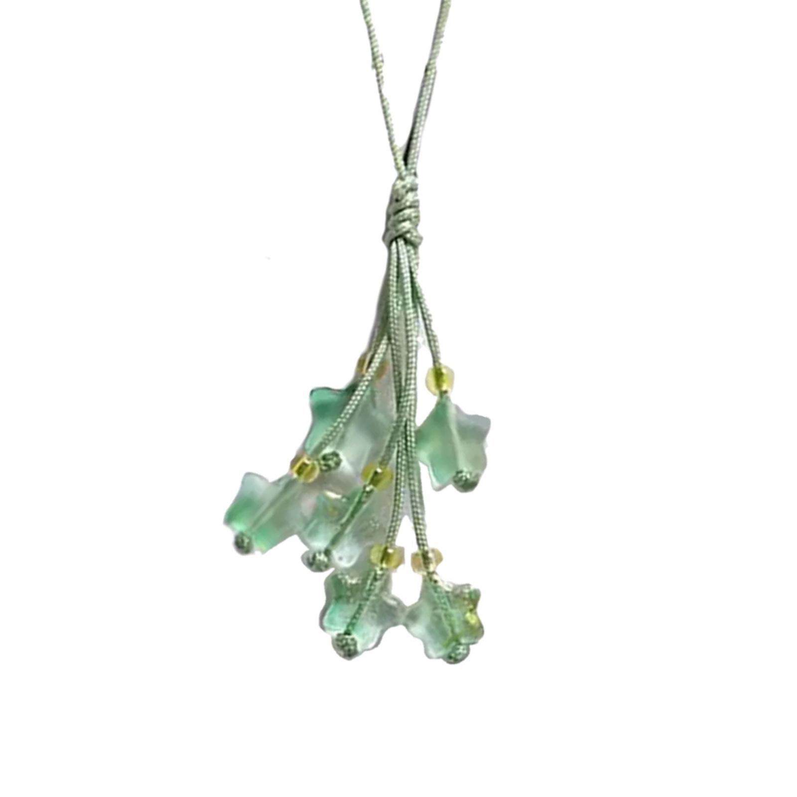 

Кулон для мобильного телефона в виде звезды ручной работы, плетёный брелок в виде пятиконечной звезды, персонализированное украшение для ключей, аксессуары для сумки зелёный