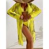 Women Bikini Sexy High Waist Bathing Suit Beach Swimwear Female Summer SwimsuitTrendy Tie Dye Striped Bikini Three Pieces Set Beach Wear,