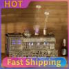 300ML Vintage Steam Train Air Diffuser Humidifier with 2-Color LED Light/2 Mist Modes Aromatherapy Diffuser for Office Bedroom