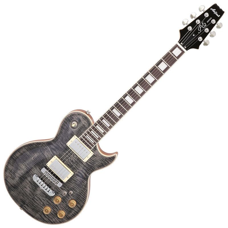 

AriaProII PE-700 SBK See-through Black Flame Maple Top PE Series Les Paul Type Electric Guitar See-through Black
