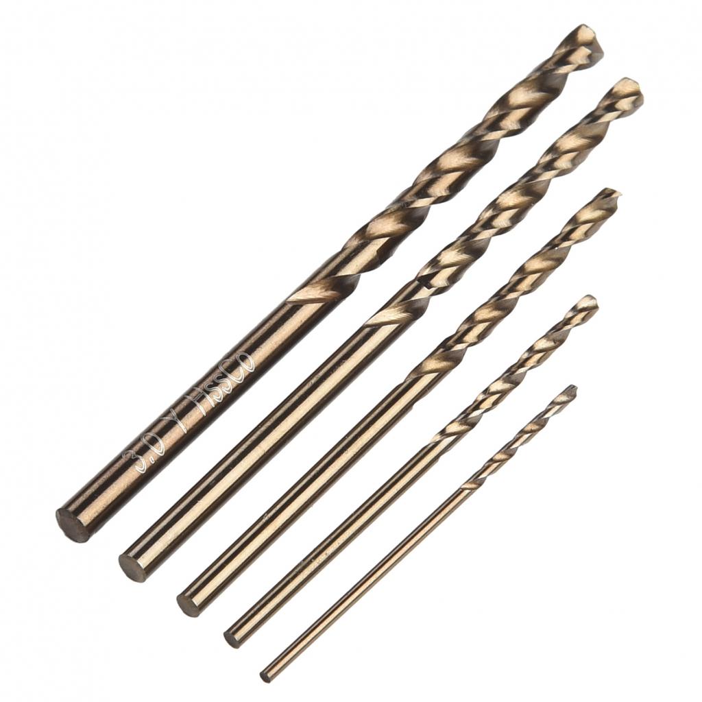 Cobalt Drill Bit 5pcs Per Set HSS-Co 5% M35 Cobalt High Quality