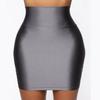 Feminine Sense Solid Color Women Wild Slim Short Skirt Comfortable One-step Package Hip Skirt