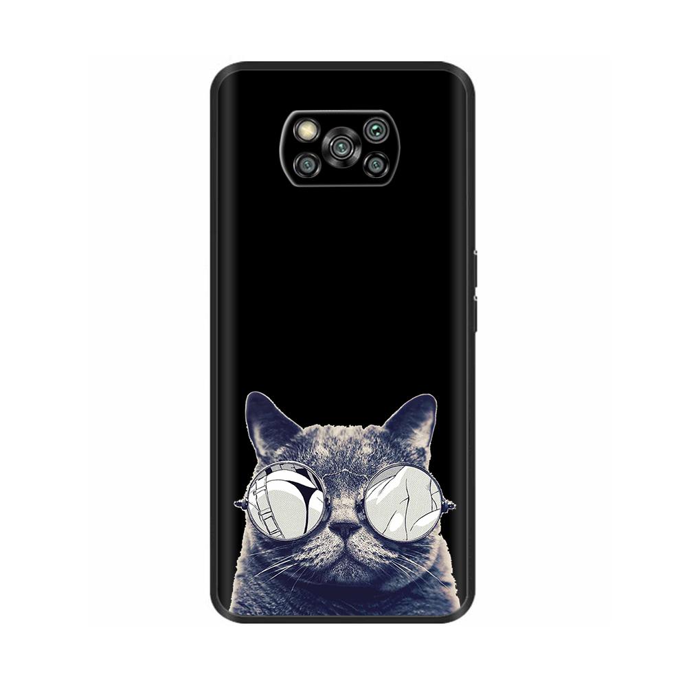 Cover For Xiaomi Poco X3 Pro Case Soft Silicon Black Phone Casse for Poco X3 NFC Case for Poco X 3 NFC PocoX3 Pro TPU Capa Funda