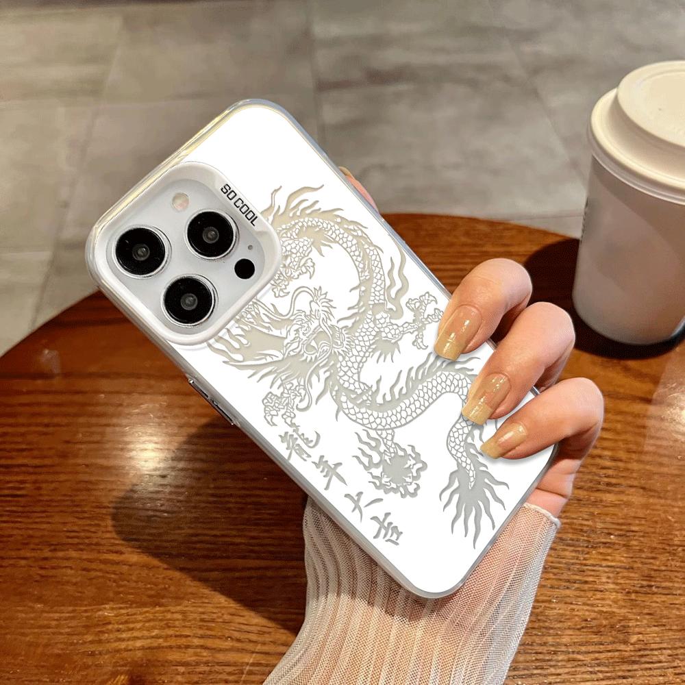 Creative Cool Dragon Case for iPhone 17 Pro Max 15 11 13 Air 12 Pro 14 Plus 16 17e Phone Cover