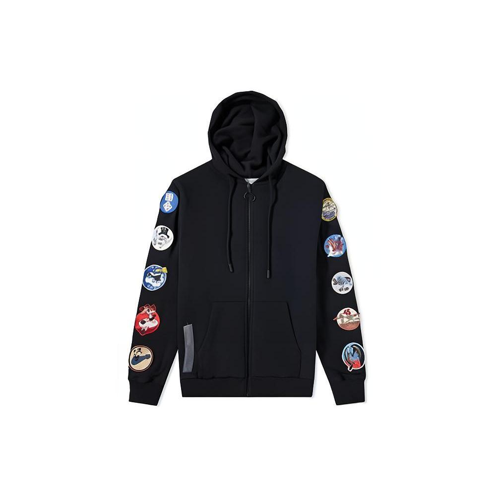 OFF WHITE Sweatshirt Regular Fit Mens Black OMBB030S180030081000