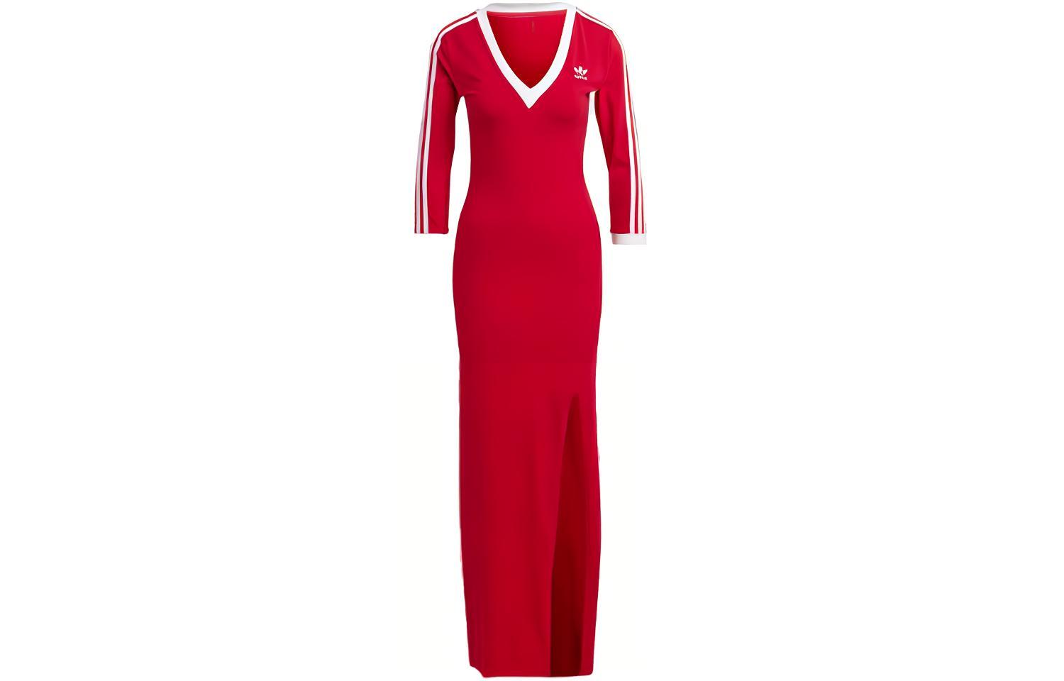 Adidas Originals Adicolor Classics 3 Stripes Maxi Dress II0750 M